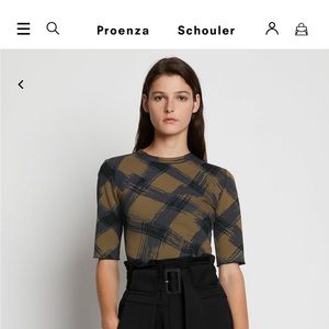 NWT Proenza  Schouler Jacquard Top
